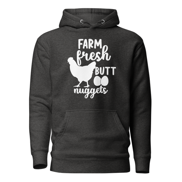 Farm Fresh Butt Nuggets Unisex Hoodie