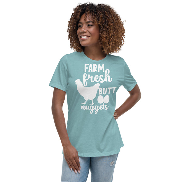 Farm Fresh Butt Nuggets Women's Relaxed T-Shirt